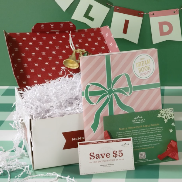 A collection of rewards and coupons meant especially for members of the 2026 Keepsake Ornament Club—registration opens November 5, 2025.